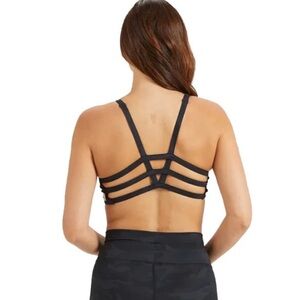 Vuori Black Camo Yosemite Sports Bra Medium